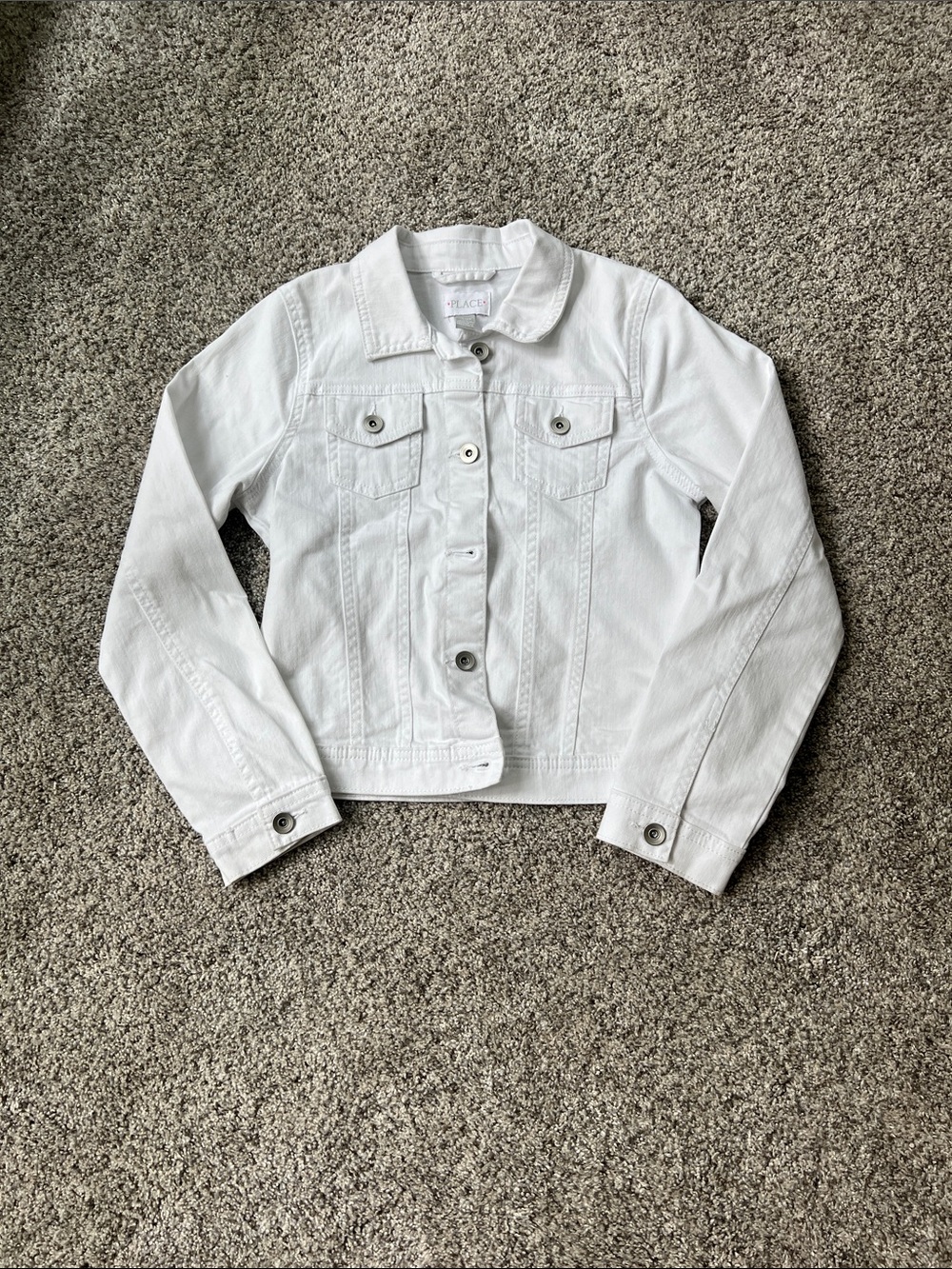 The Children's Place White Denim Jean Jacket for Kids